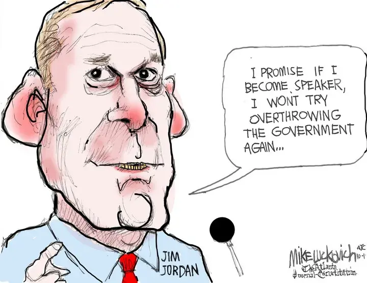 Mike Luckovich for Oct 19, 2023