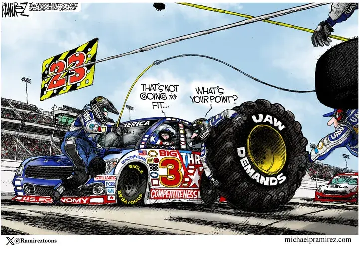 Michael Ramirez for Oct 23, 2023