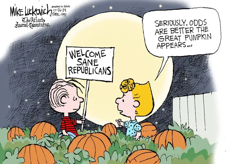 Mike Luckovich for Oct 26, 2023