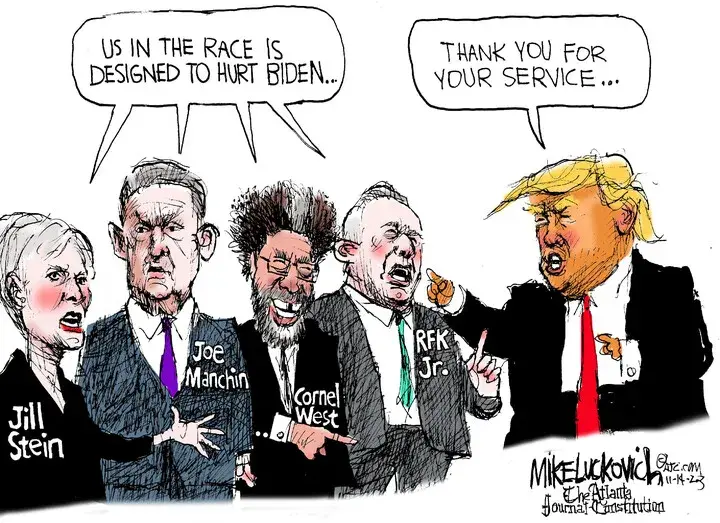 Mike Luckovich for Nov 14, 2023