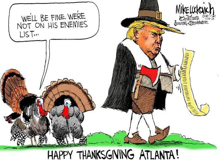 Mike Luckovich for Nov 24, 2023