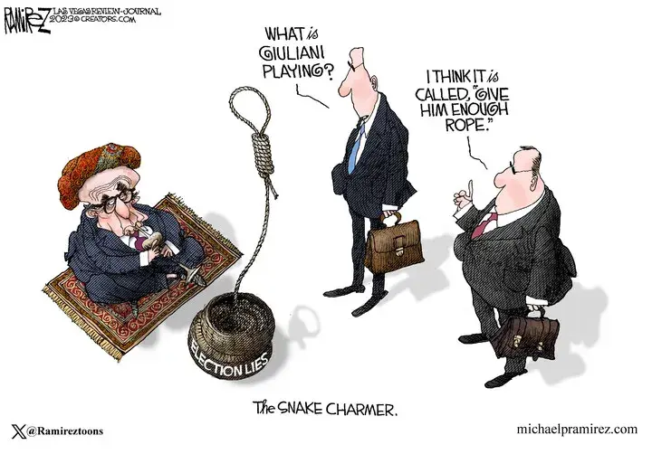 Michael Ramirez for Dec 14, 2023