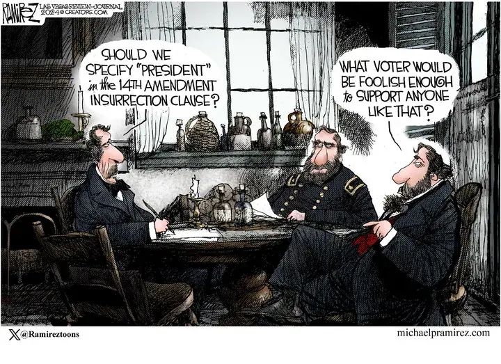Michael Ramirez for Feb 10, 2024