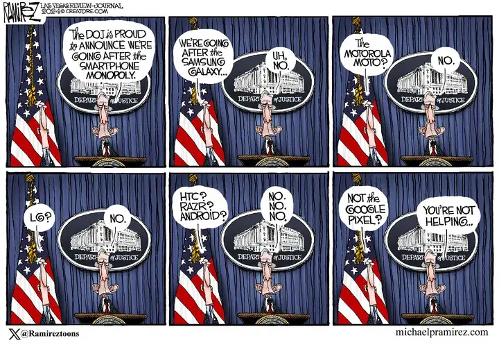 Michael Ramirez for Mar 22, 2024