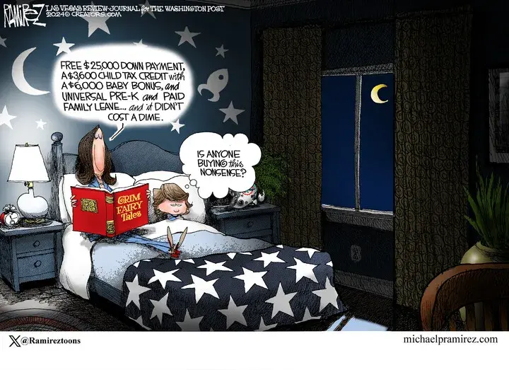 Michael Ramirez for Oct 15, 2024