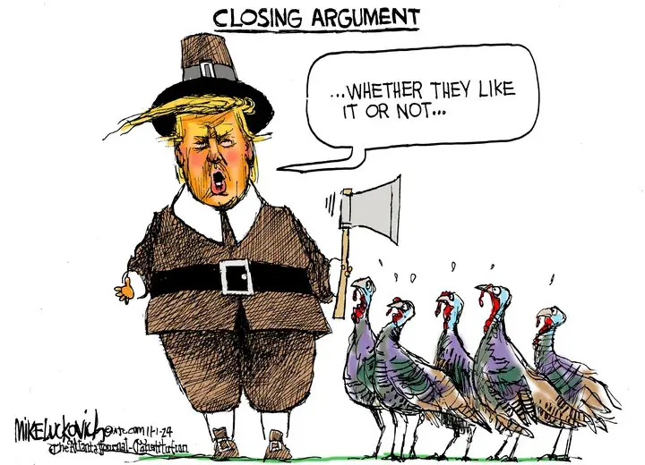 Mike Luckovich for Nov 01, 2024