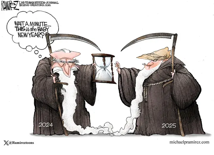 Michael Ramirez for Jan 01, 2025